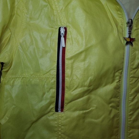 Vintage 90’s Women’s Sz S Tommy Hilfiger Zip Up Windbreaker Jacket Short Waist - Picture 5 of 10